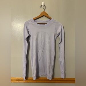 Lululemon Swiftly Tech Long Sleeve Lavender Size 4